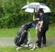 Hauptsponsor Agent Golf sponsorte Carts für die Runde