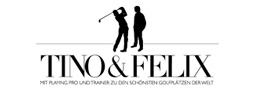 Golfschule im Profi-Doppelpack: Playing Pro Tino Schuster und Golf Pro Felix Lubenau feilen gemeinsam am Schwung