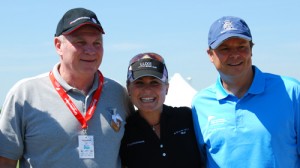 FC Bayern Präsident Uli Hoeness schwingt die Eisen: Promi-Elite am 12. Mai 2010 bei den UniCredit Ladies German Open