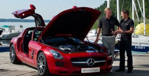 Golf-Profi meets DTM-Rennfahrer beim Deutschland Finale der MercedesTrophy in Bad Saarow