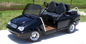 Luxusautos fürs Fairway: 1. Golfcart im Mercedes-Look