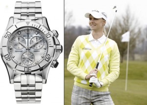 Handgelenk-Check: Was für eine Uhr trägt Golfproette Anja Monke?