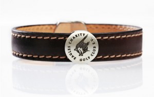Exklusives Geschenk für Golfer: Leder-Armband mit Charity-Geschichte