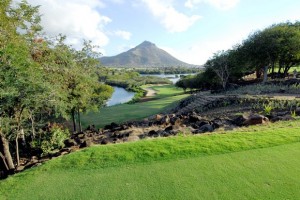 Die beeindruckende Bahn 13 des Tamarina GC gilt als Signature Hole - Photocredit: Tamarina Golf