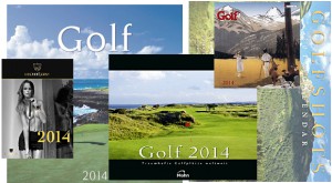 Eine Auswahl der Golfkalender für 2014