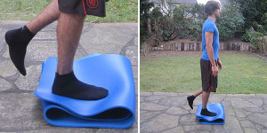 Wie fit sind Sie fürs Golfspiel? Heutige Übung: Gleichgewichtstraining