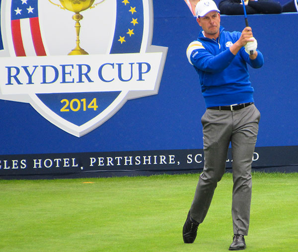 Henrik Stenson 2014 in Gleneagles Fotocredit: JM