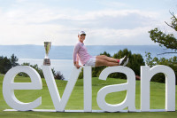 Lydia Ko hat jetzt evian im Sponsoren-Boot