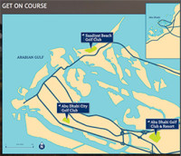 Golfen in Abu Dhabi