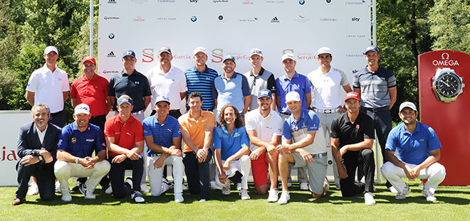 wie eine Fussball Mannschaft - Die Top Spieler & Friends von Sergio Garcia in Bad Ragaz