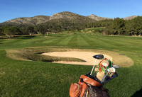 Golfplatz Alcanada - man nennt ihn auch den Porsche Platz. 16 Bahnen mit Blick aufs Meer.