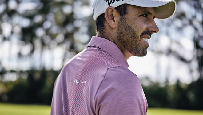 Charl Schwartzel trägt Golfbekleidung von KJUS