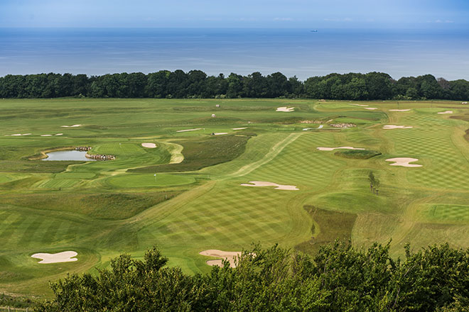 Golfplatz Schloss Ranzow auf Rügen mit mehreren Signature Holes