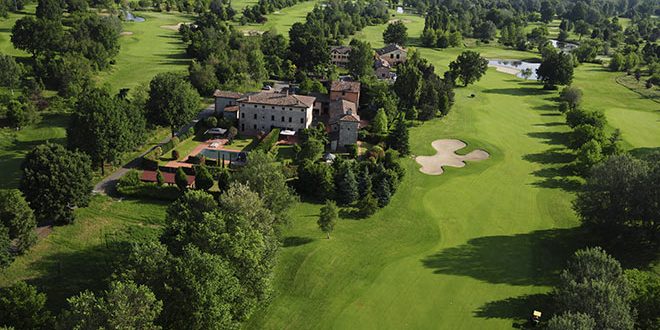 Blick auf das Clubhaus inmitten der wunderschönen Landschaft. Foto: Modena Country Club