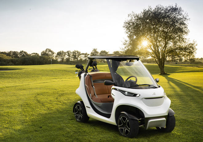 Garia Golf Car inspired by Mercedes-Benz Style