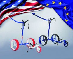 Für Golftrolley- und gleichzeitig Ryder Cup Fans: Zwei Sondermodelle