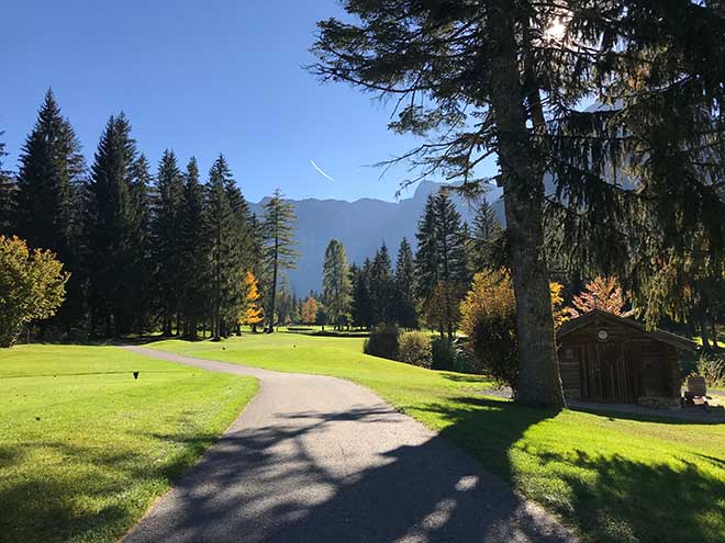 Loch 3 (Par3) vom Golfclub Achensee, welcher auch Mitglied bei 'Golf in Austria' ist. Fotocredit: Yvonne Wirsing