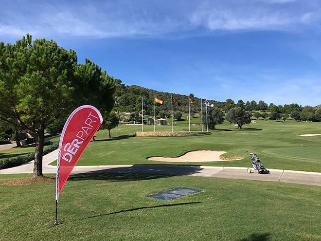 DERPART und das Hotel Zafiro Palace Alcudia richteten mit dem Golfclub Alcanada ein exklusives Golfturnier aus.