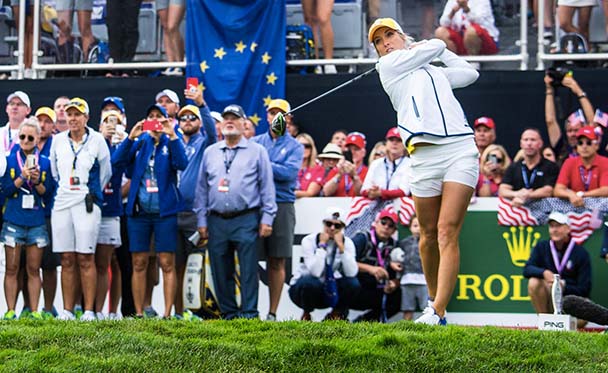 Melissa Reid @Ladies European Tour. Bald auf golftv zu sehen. Fotocredit: Tristan Jones