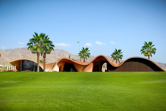 Greg Norman hat die 18 Loch designt. Oppenheim Architecture hat das Clubhouse für den Ayla Golf Club gebaut1 Fotocredit: Rory Gardiner