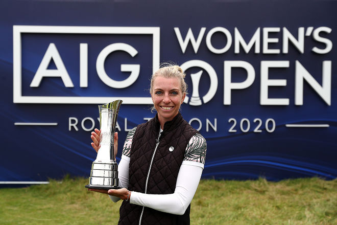 Sophia Popov gewinnt AIG Women's Open in Schottland. Photo by R&amp;A via Getty Images