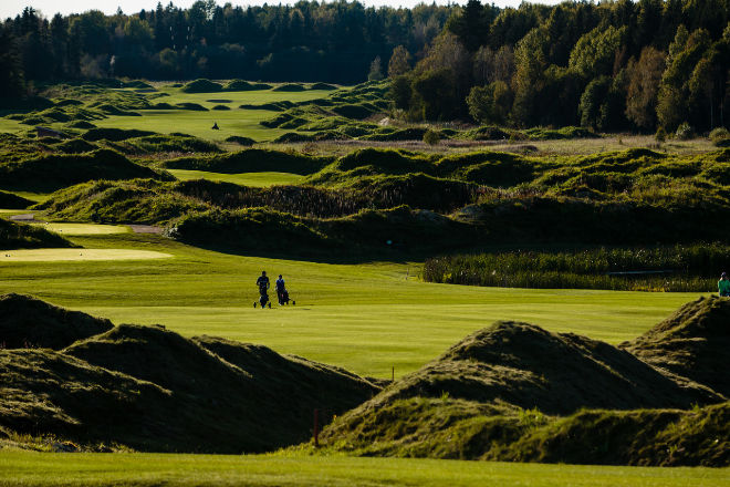 Der finnische Golfplatzarchitekt Tilander beschreibt 'Gorki Golf' als „Inland Links Course'