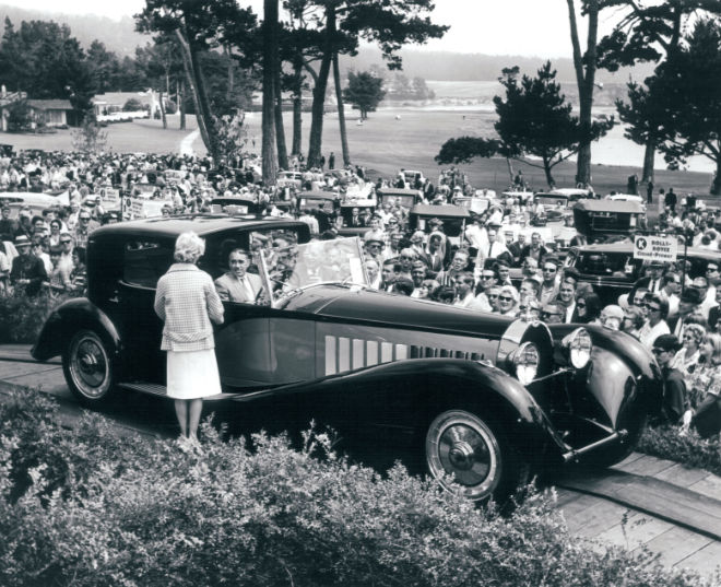 Pebble Beach Concours d‘Elegance 1932. Im Bild Bugatti - Type 41 Copyright: William C. Brooks