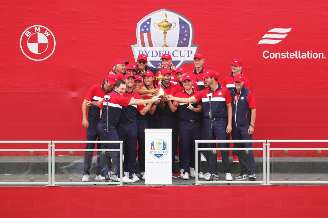 Team USA gewinnt Ryder Cup in Whistling Straits in Kohler, Wisconsin. Fotocredit: Stacy Revere/Getty Images