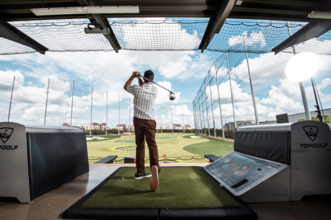 TopGolf Deutschland Kabine