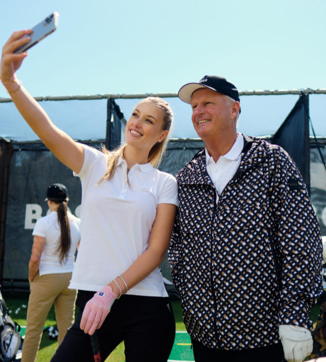 Profigolfer Sandy Lyle zählt zu den 'Big Five' von Weltklassegolfern, welche innerhalb von 12 Monaten geboren wurden und Europa in Sachen Golf stärkten. Fotocredit: BOSS