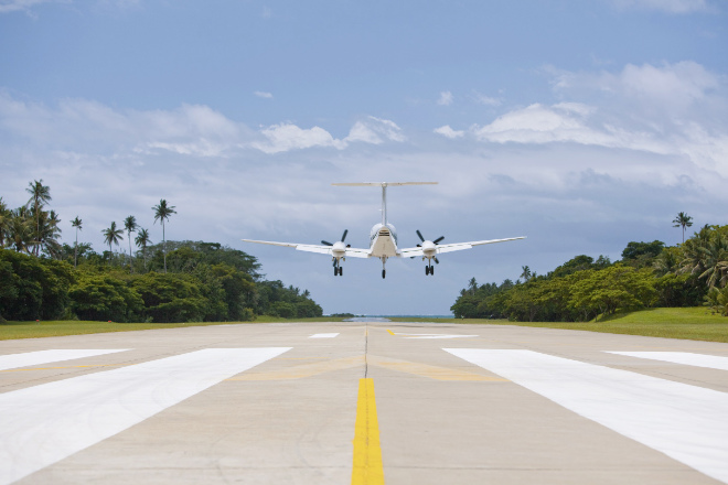 Kleine Landebahn wie auf St. Barth. Fotocredit: Como Hotels & Resorts