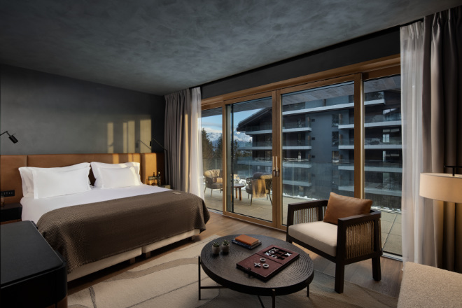 Suite im neuen Six Senses Crans-Montana