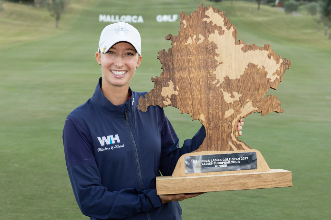 Die 23-jährige Alexandra Försterling aus Berlin. Försterling, feierte erst vor wenigen Wochen bei den VP Bank Swiss Ladies Open ihren Premierensieg auf der LET.