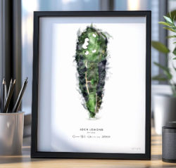 Green Memories: Maßgeschneiderte Golfkunst für stilvolle Sammler