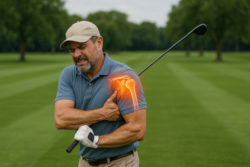Wenn der Golfschwung schmerzt: Digitale Schultertherapie auf Rezept
