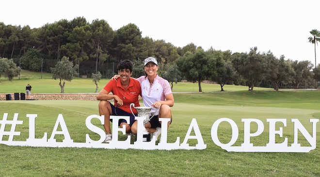 Greenkeeper (in) Jimena Blanco Jascheck. Fotocredit: La Sella Golf Resorts