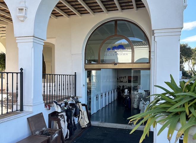 Caddy-Raum von Valderrama ist nur für die Mitglieder zugänglich.