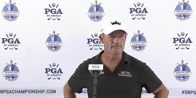 Alex Cejka startet bei der Senior PGA Championship 2026 in Bradenton mit viel Erfahrung, aber nach schwierigen Wochen auch mit besonderem Blick auf Körper und Rhythmus.