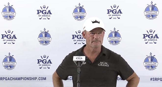 Alex Cejka startet bei der Senior PGA Championship 2026 in Bradenton mit viel Erfahrung, aber nach schwierigen Wochen auch mit besonderem Blick auf Körper und Rhythmus.