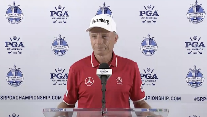 Bernhard Langer's Runde erzählt mehr über Führung, Fokus und Entscheidungsstärke als viele Business-Bücher. Fotocredit: PGA of America
