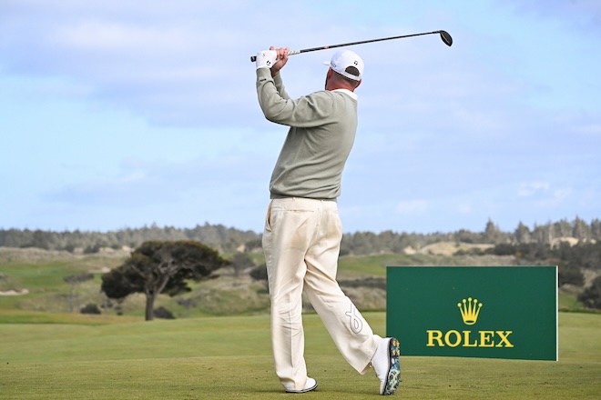 Vom Cluballtag auf die Major-Bühne: Die 20 PGA of America Golf Professionals bei der PGA Championship stehen für die besondere DNA dieses Turniers. Im Bild: Michael Block auf dem Bandon Dunes Golfplatz. Photo by Ryan Lochhead/PGA of America